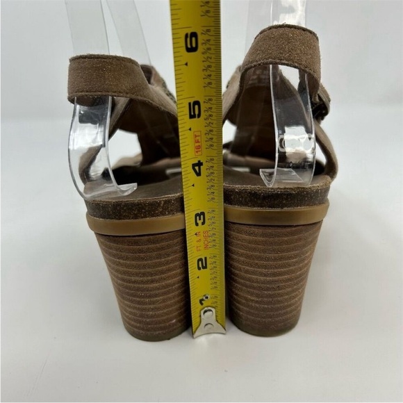 DANSKO DEANDRA HEELED SUEDE SHIMMER SANDALS EURO 40 (9.5-10) - Picture 11 of 13